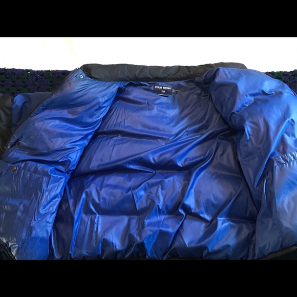 VNTG 90s POLO SPORT Ralph Lauren ARCTIC CHALLENGE Down Filled Puffer Jacket XXL - Picture 3 of 5
